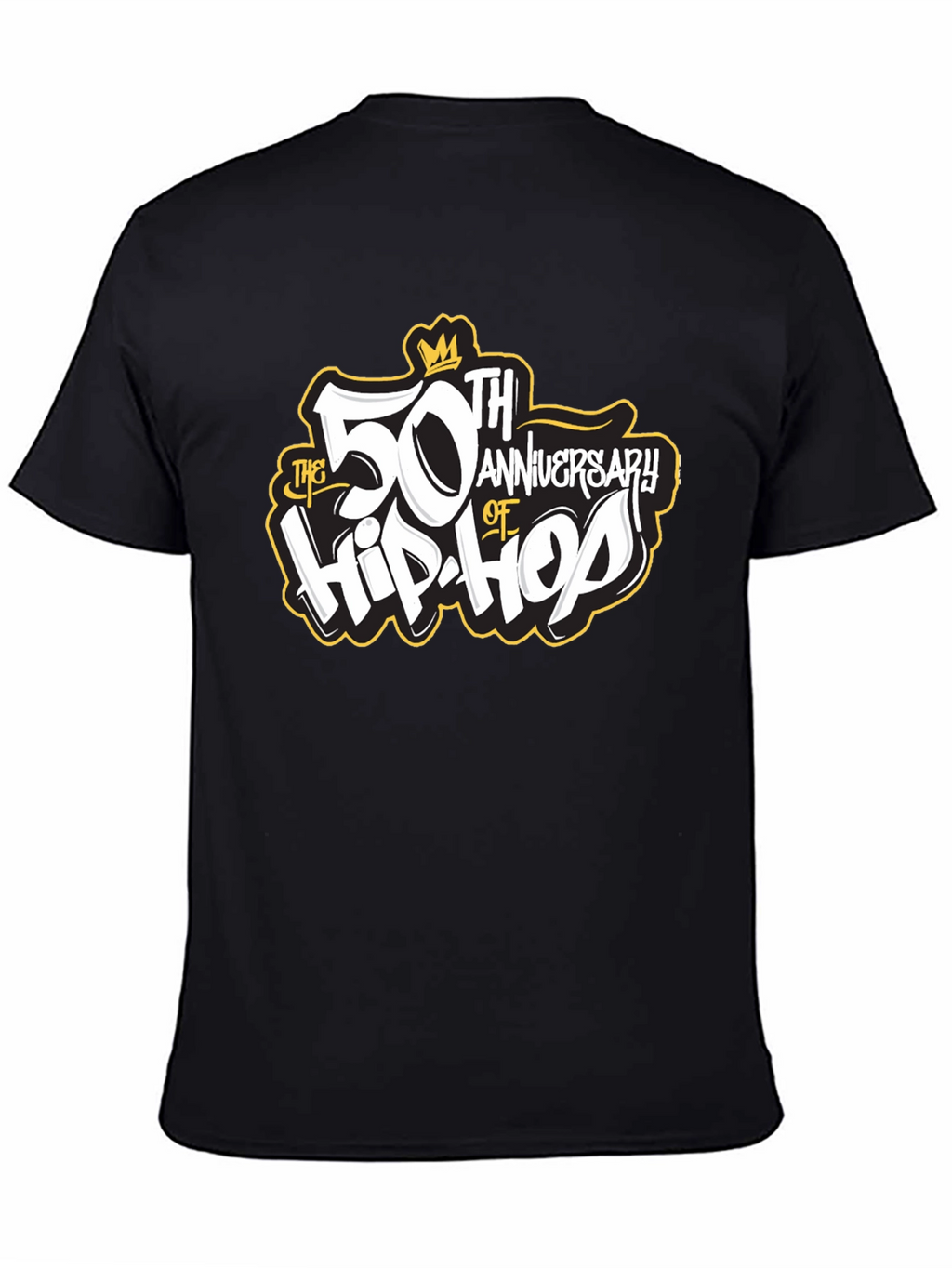 50th Anniversary of Hip-Hop Black T-Shirt
