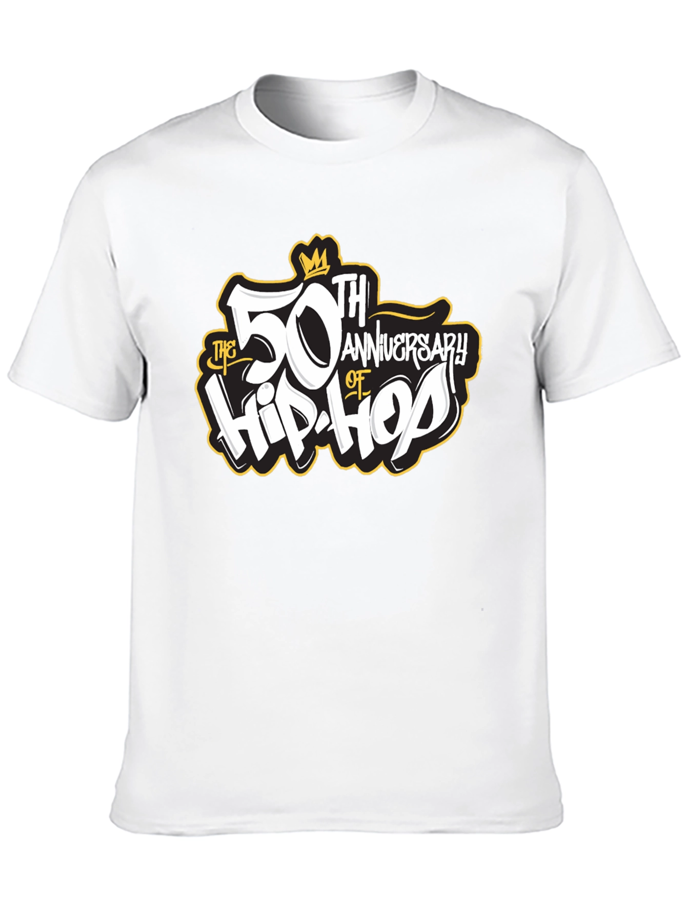 50th Anniversary of Hip-Hop Black T-Shirt