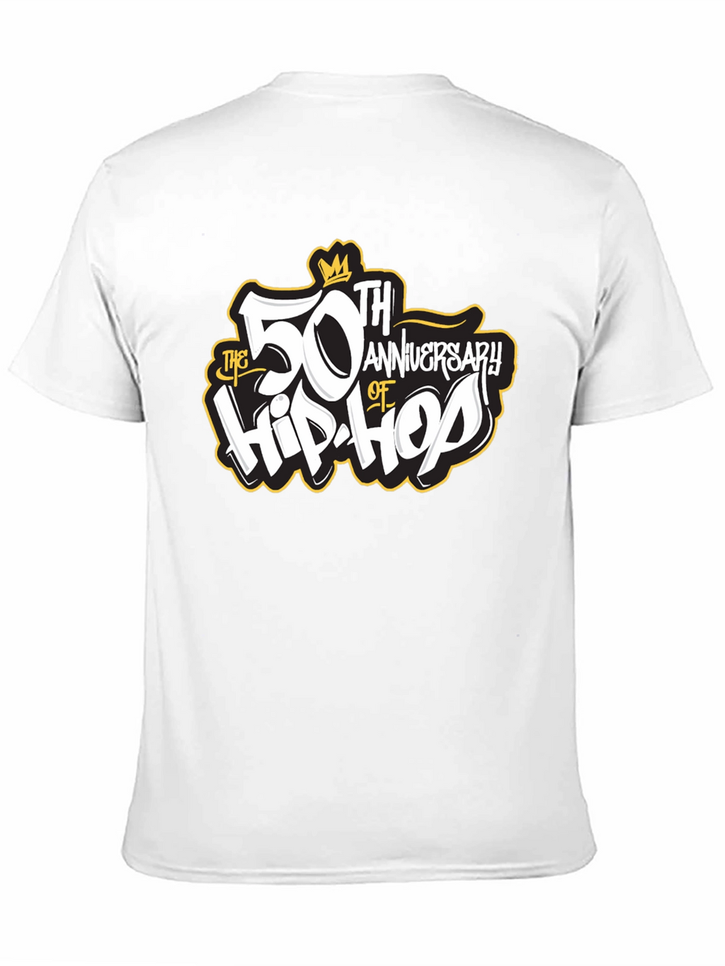 50th Anniversary of Hip-Hop Black T-Shirt
