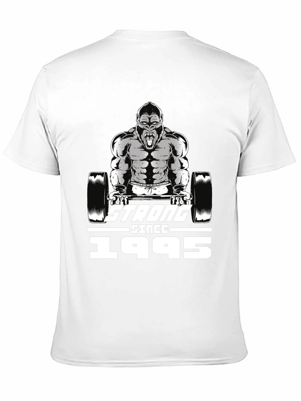 Strong Since 1995 Gorilla Barbell T-Shirt