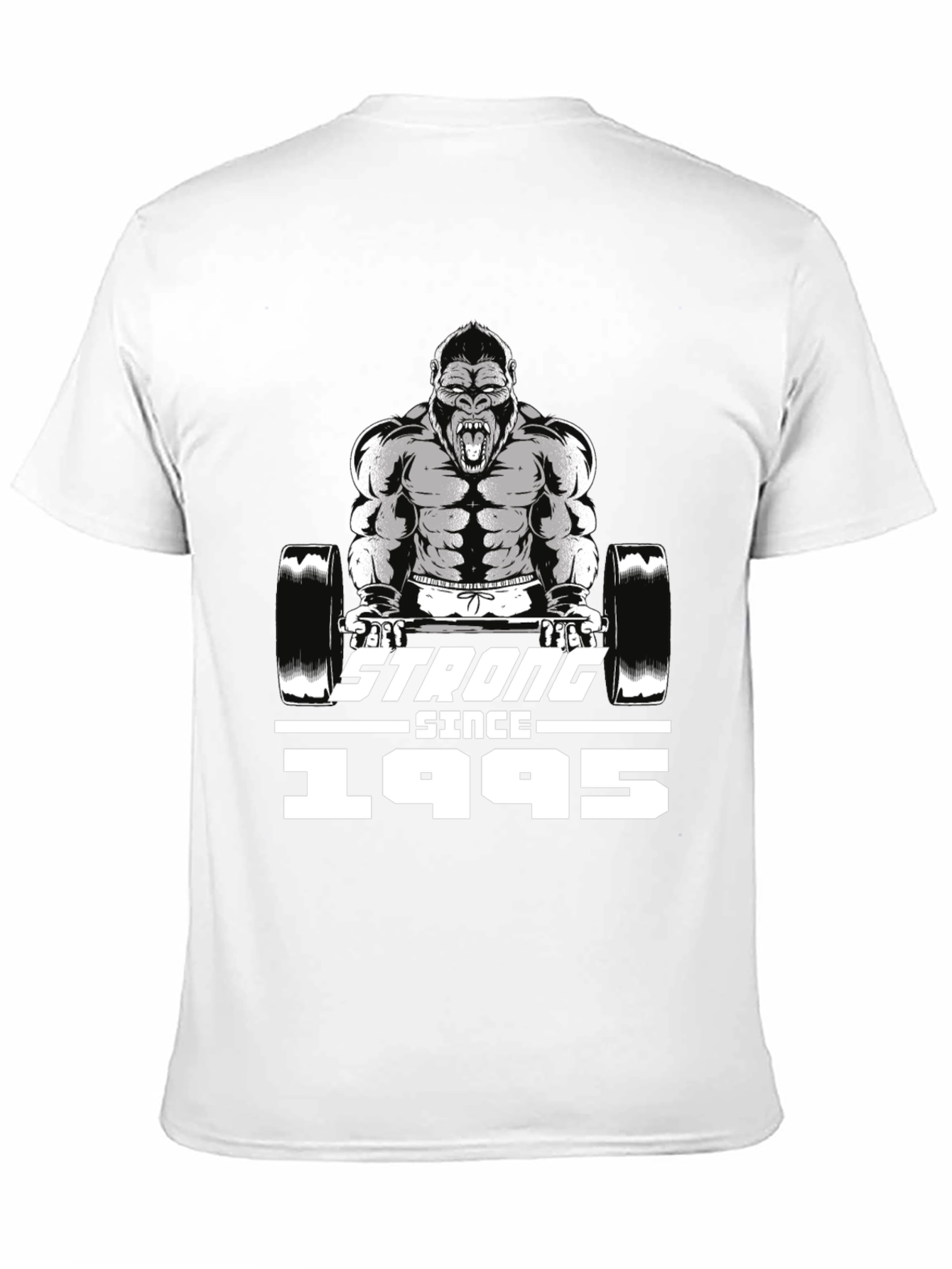 Strong Since 1995 Gorilla Barbell T-Shirt
