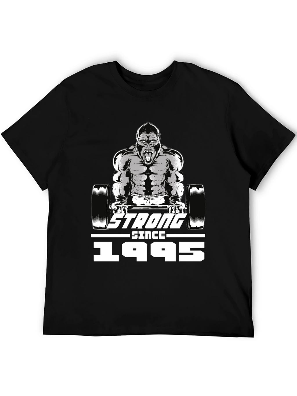 Strong Since 1995 Gorilla Barbell T-Shirt