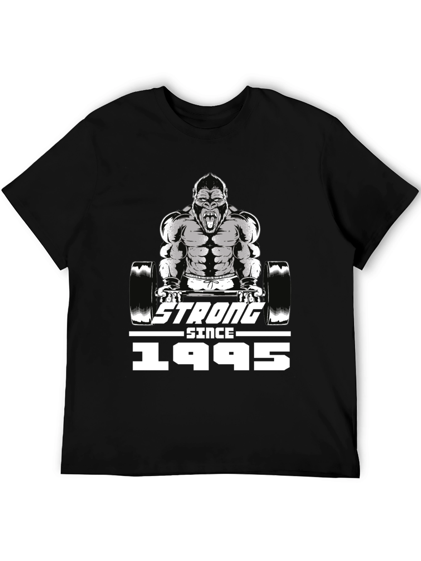 Strong Since 1995 Gorilla Barbell T-Shirt