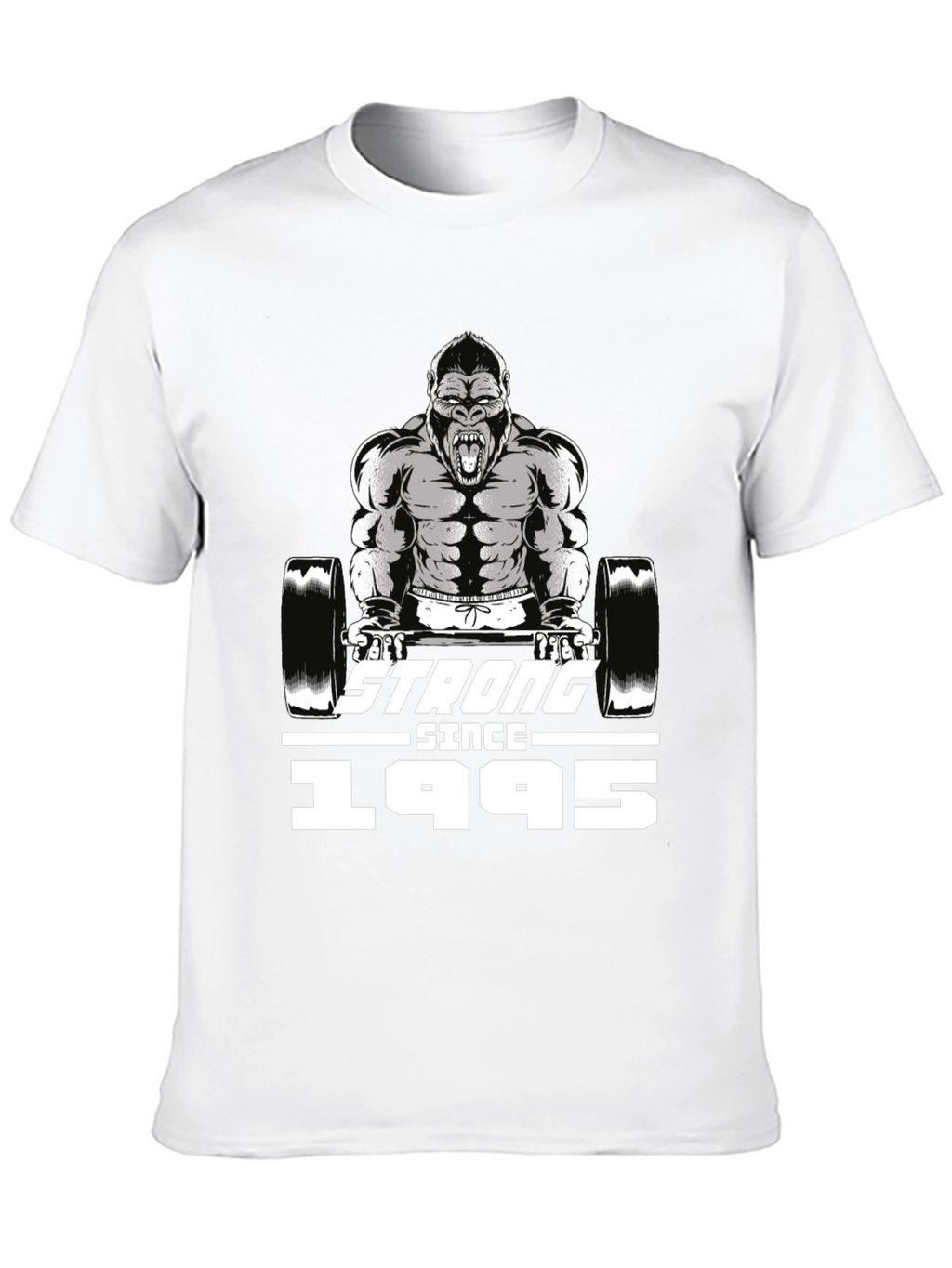 Strong Since 1995 Gorilla Barbell T-Shirt