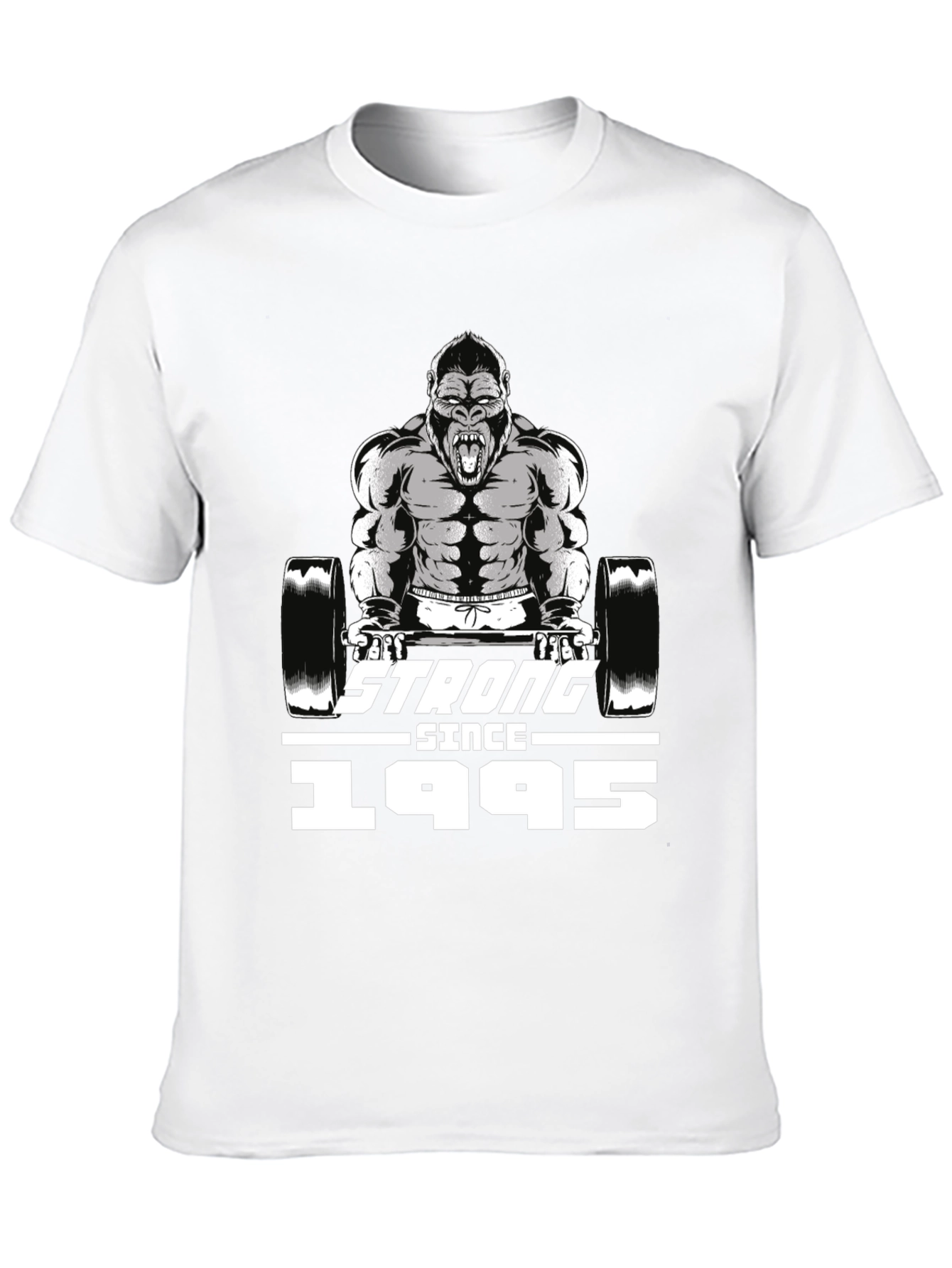 Strong Since 1995 Gorilla Barbell T-Shirt