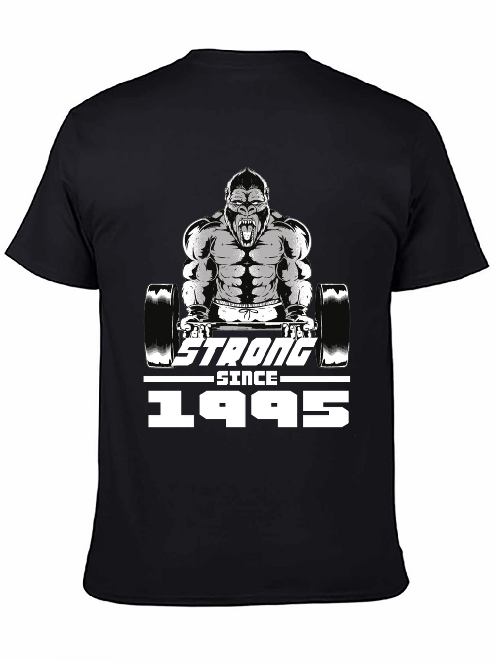 Strong Since 1995 Gorilla Barbell T-Shirt