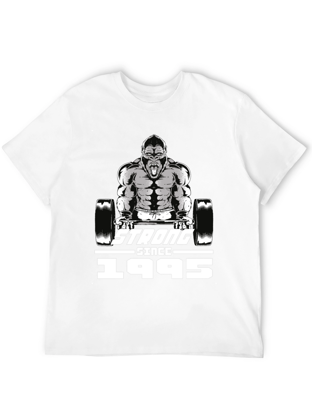 Strong Since 1995 Gorilla Barbell T-Shirt