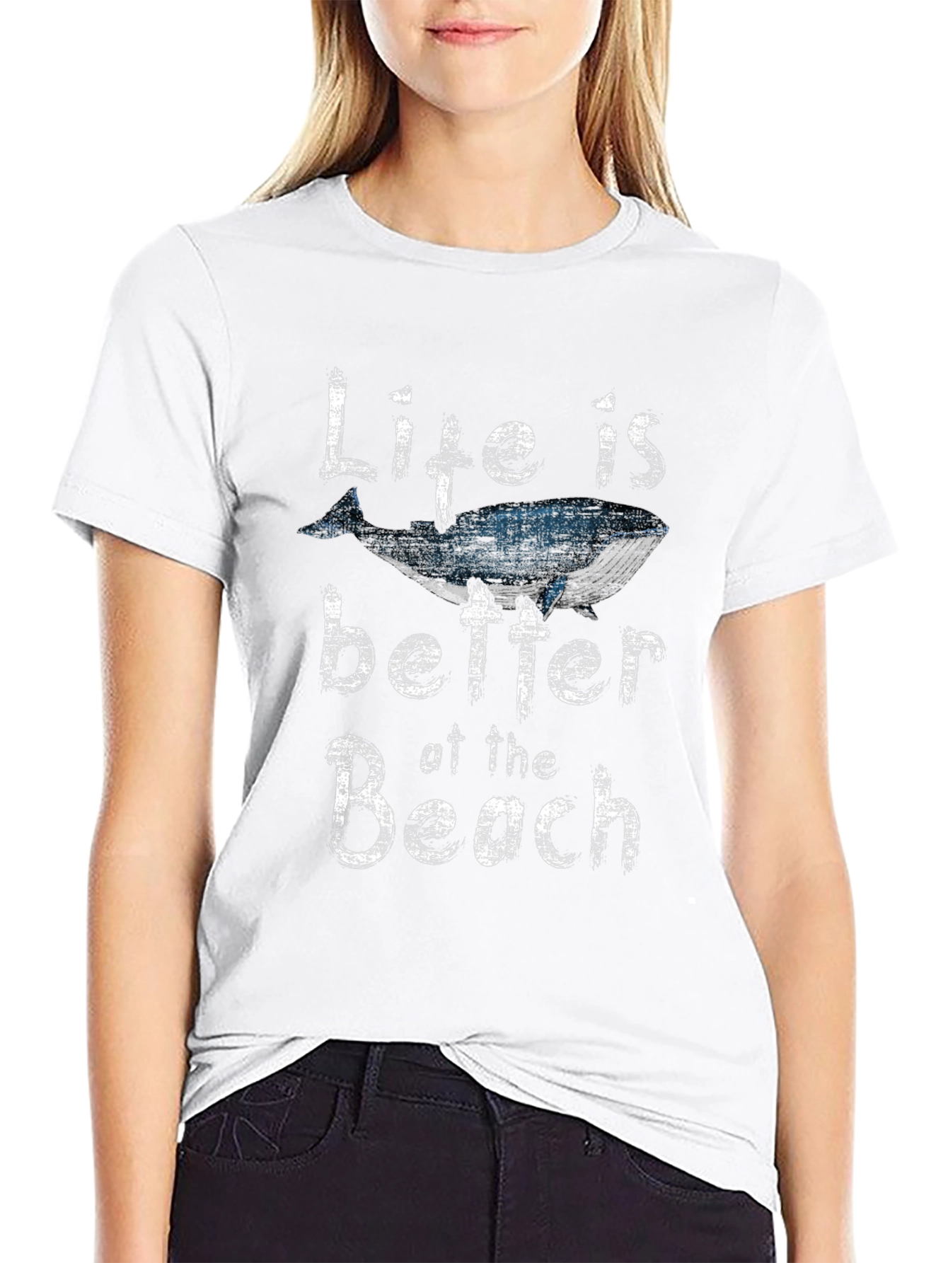 Whale Beach Life Graphic Tee - Stylish Unisex Shirt