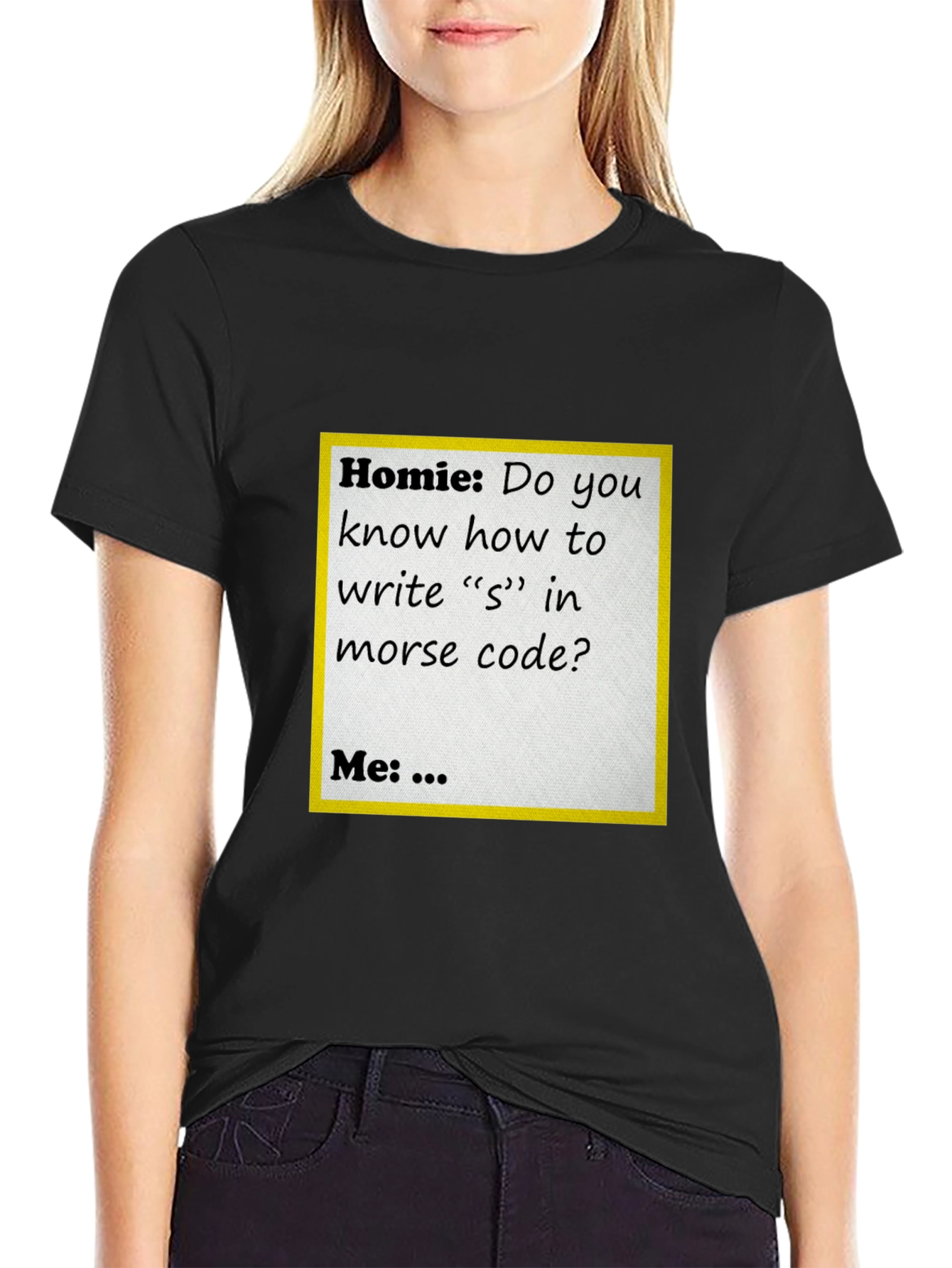 Morse Code Humor T-Shirt