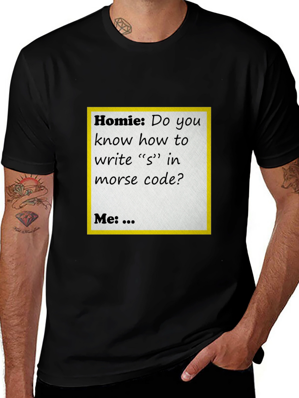 Morse Code Humor T-Shirt