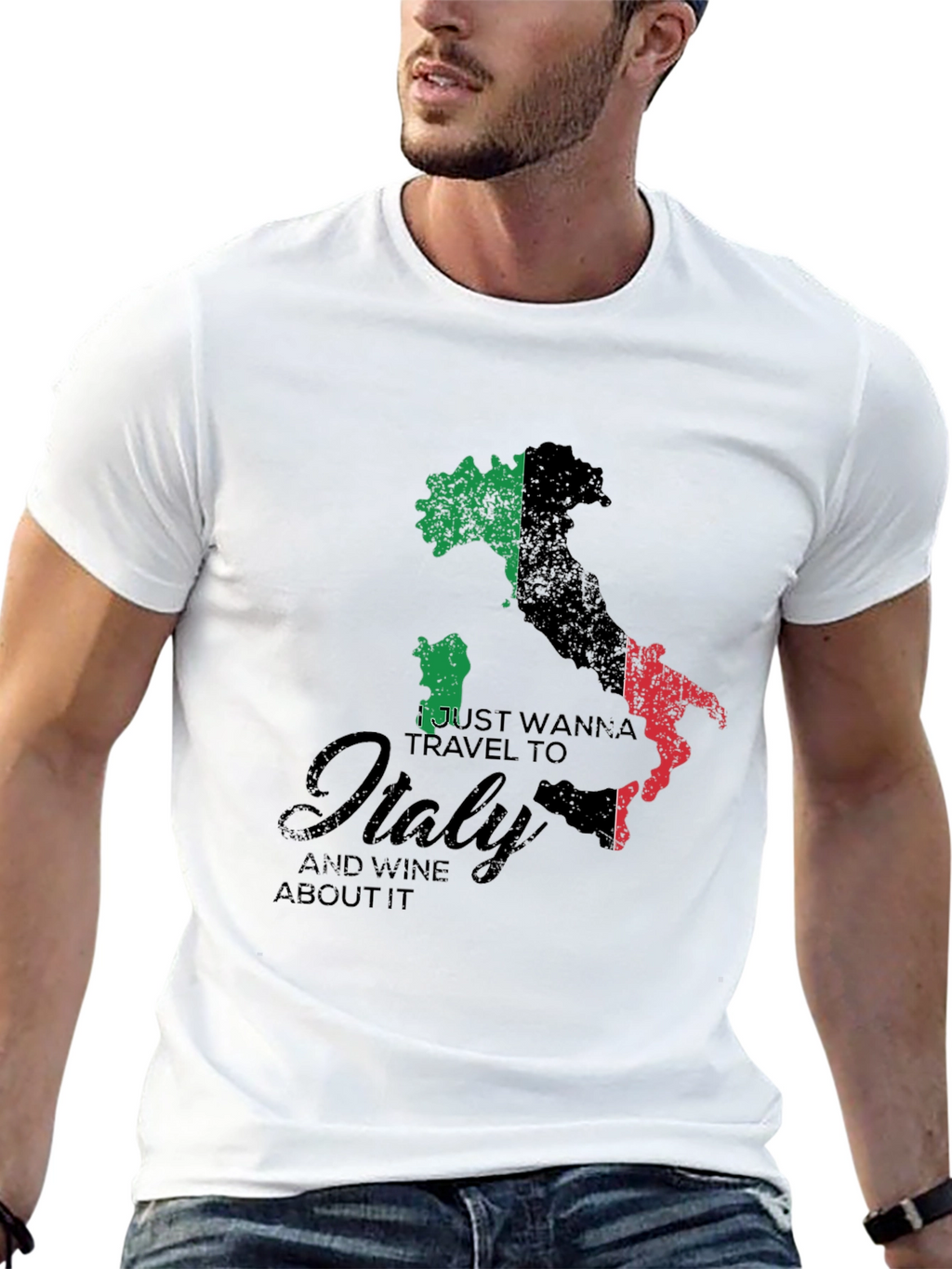 Italy Travel Wine Lover Tee