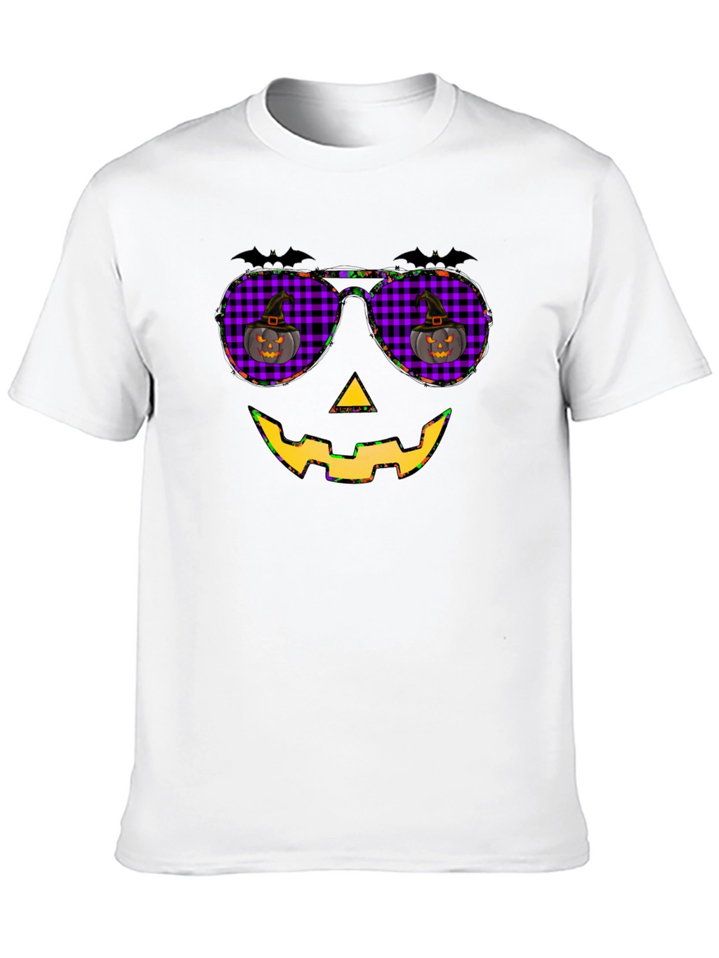 Halloween Pumpkin Sunglasses T-Shirt