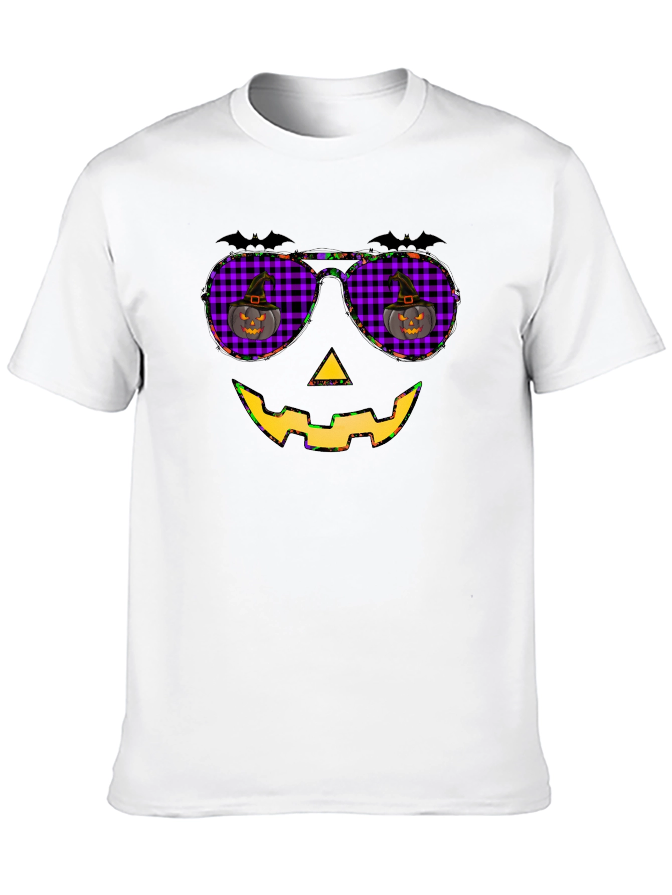 Halloween Pumpkin Sunglasses T-Shirt