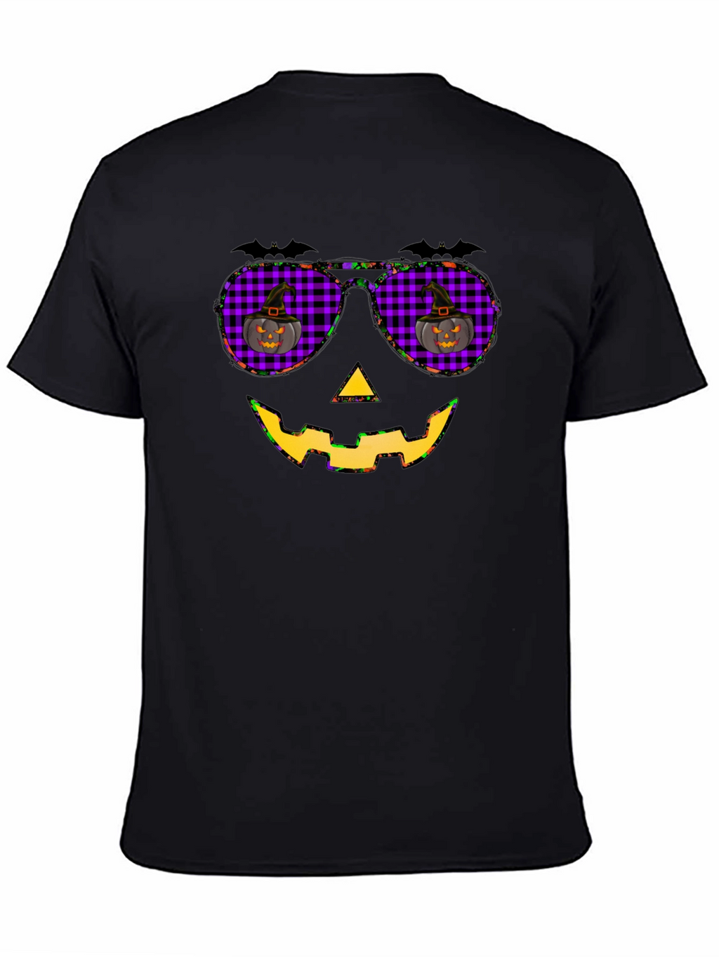 Halloween Pumpkin Sunglasses T-Shirt