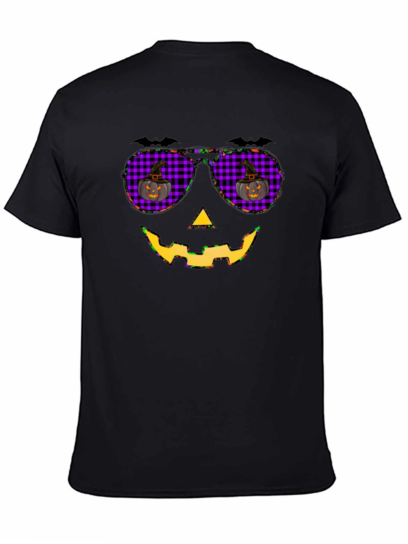 Halloween Pumpkin Sunglasses T-Shirt