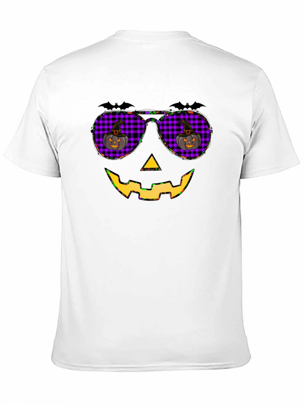 Halloween Pumpkin Sunglasses T-Shirt