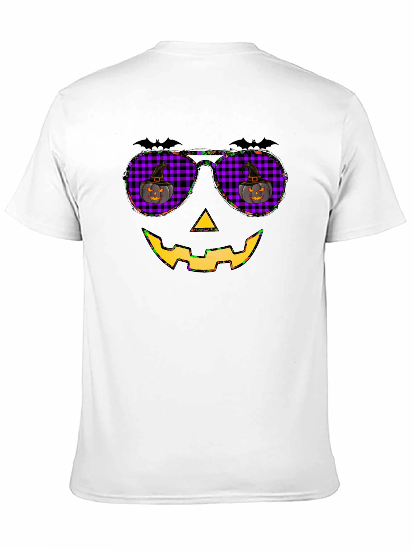 Halloween Pumpkin Sunglasses T-Shirt
