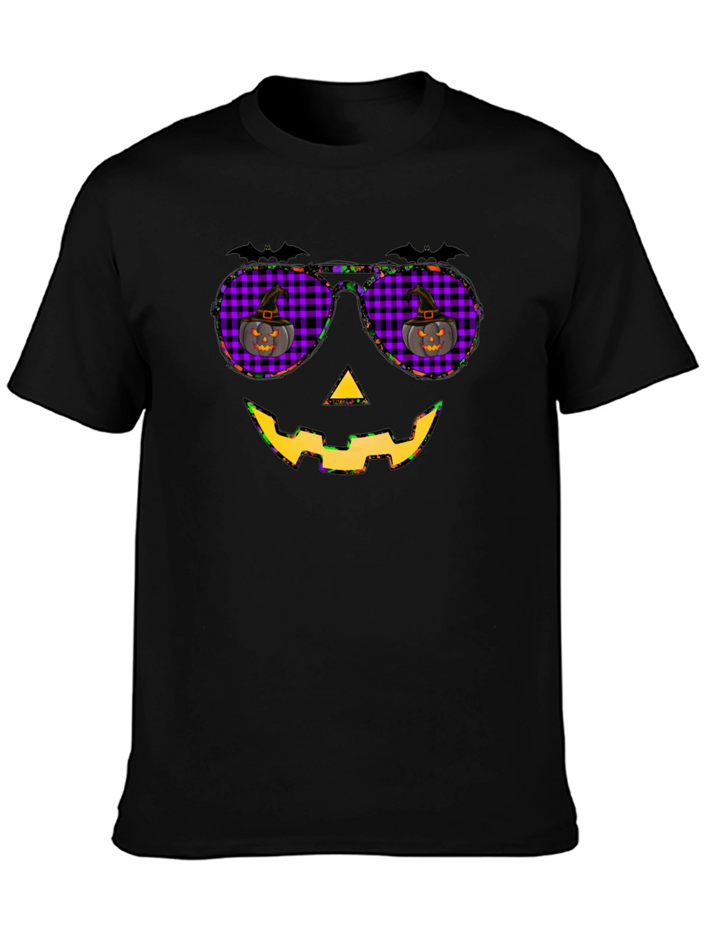 Halloween Pumpkin Sunglasses T-Shirt
