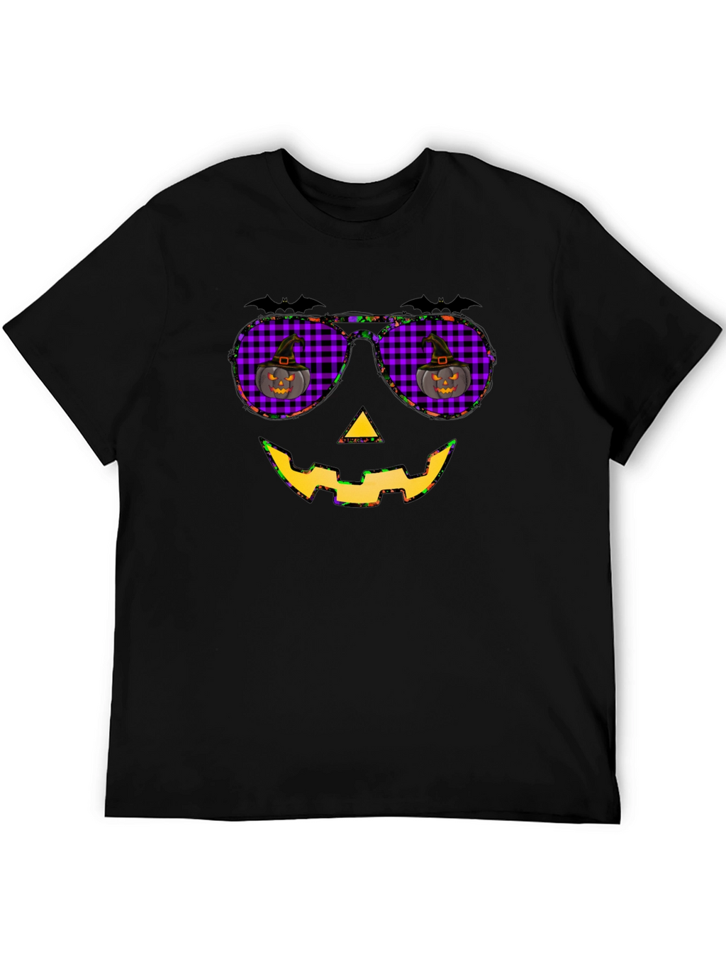 Halloween Pumpkin Sunglasses T-Shirt