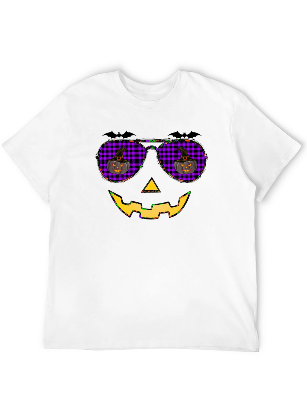 Halloween Pumpkin Sunglasses T-Shirt