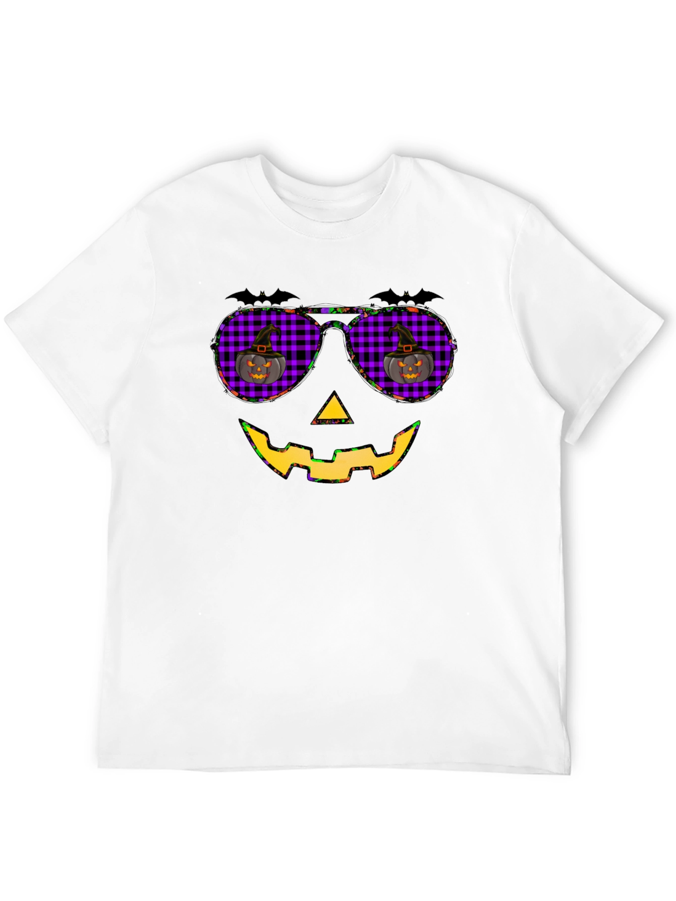 Halloween Pumpkin Sunglasses T-Shirt