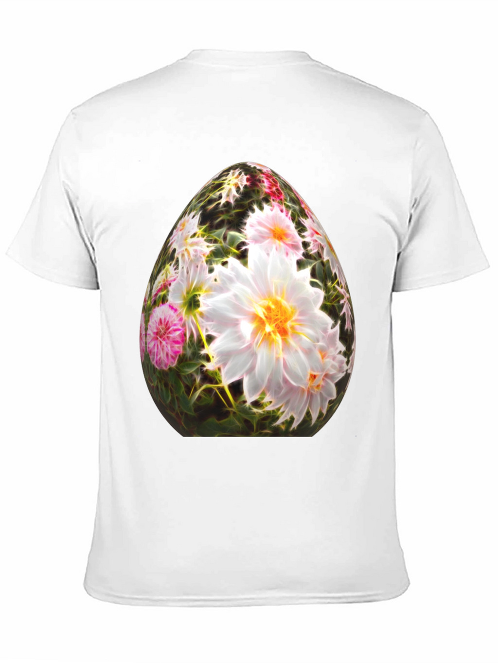 Floral Easter Egg Graphic T-Shirt