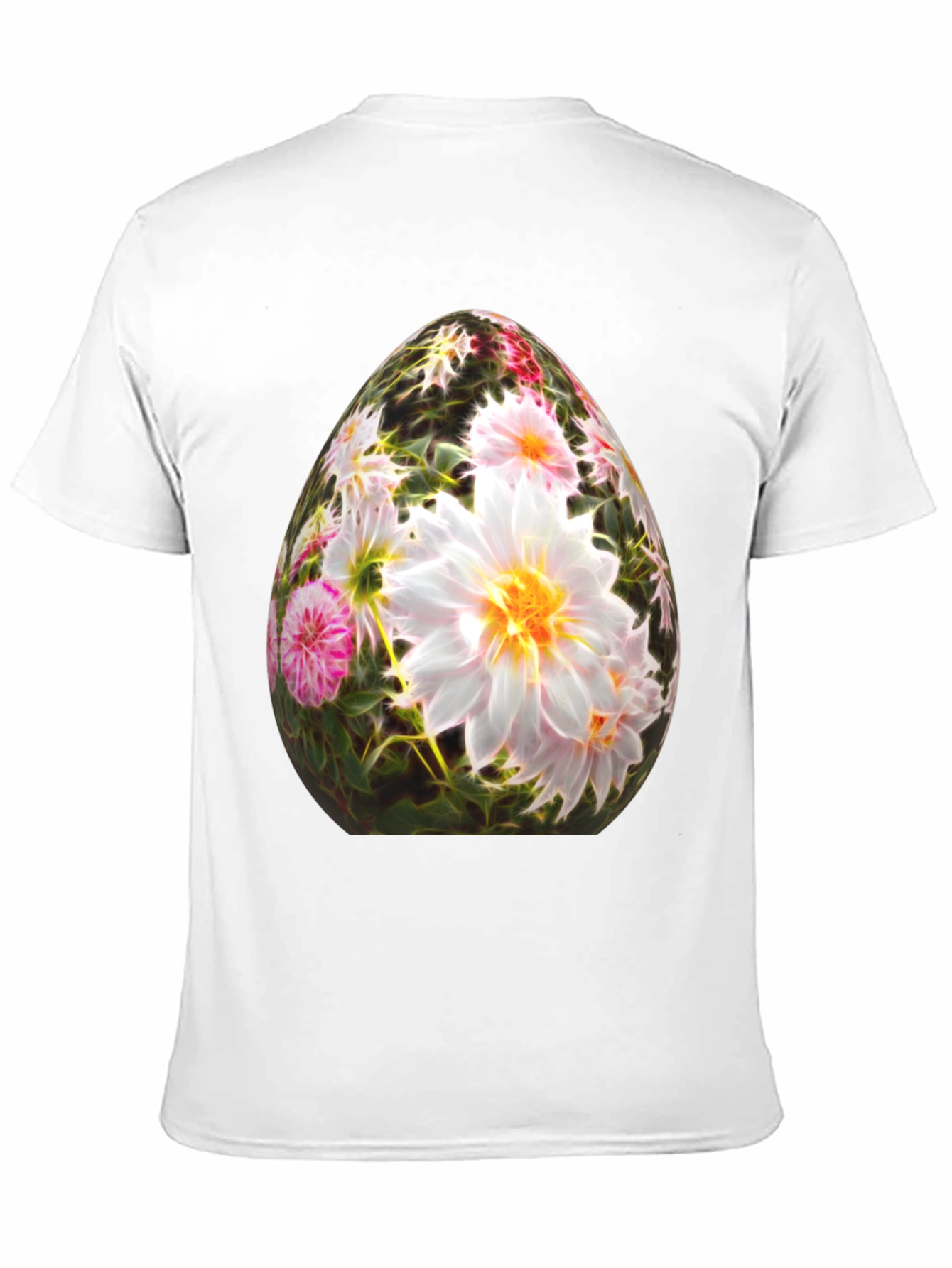 Floral Easter Egg Graphic T-Shirt