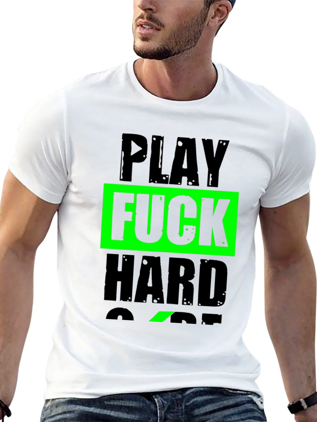 Play Hard Graphic T-Shirt