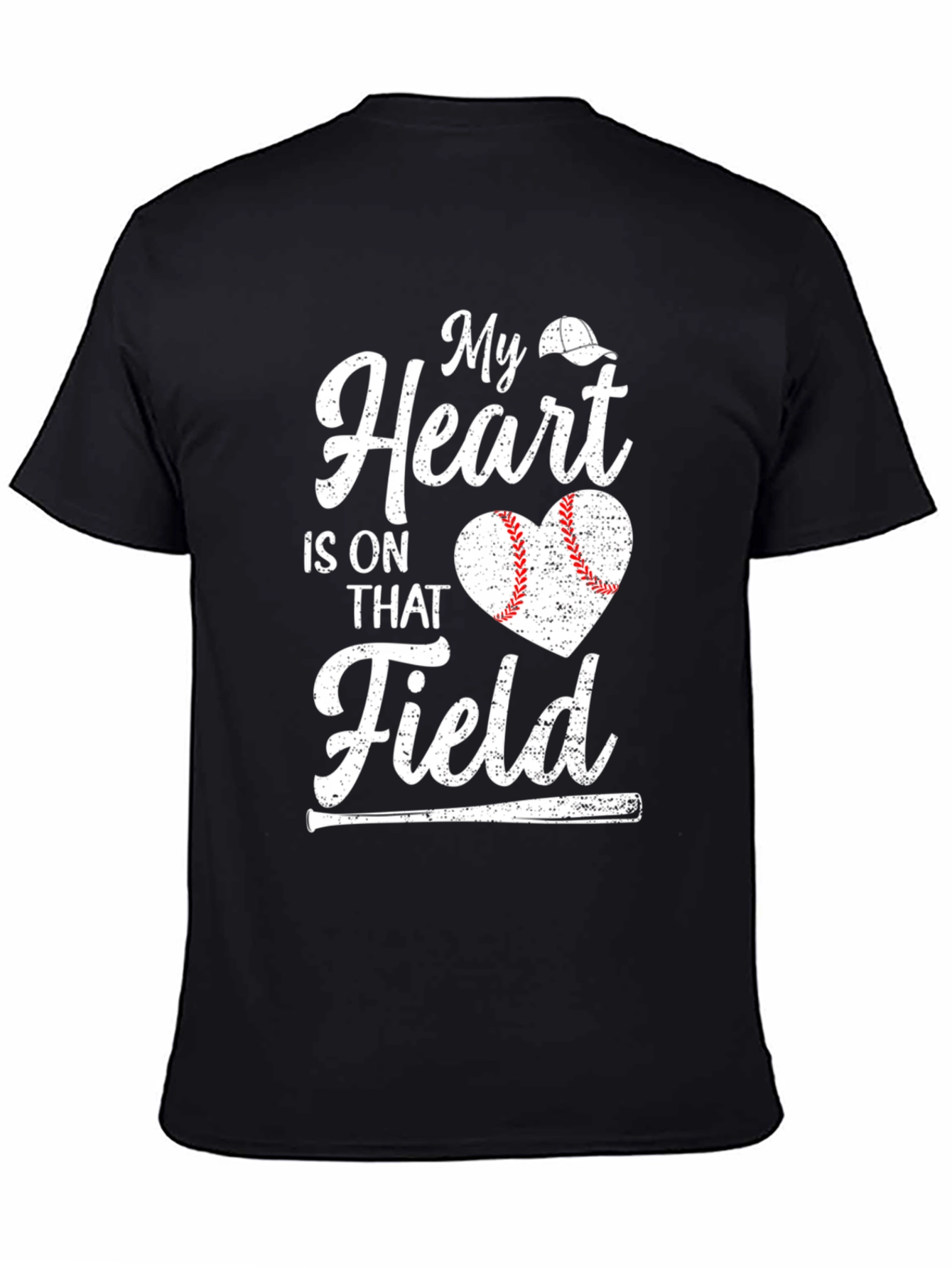 Baseball Heart Field T-Shirt