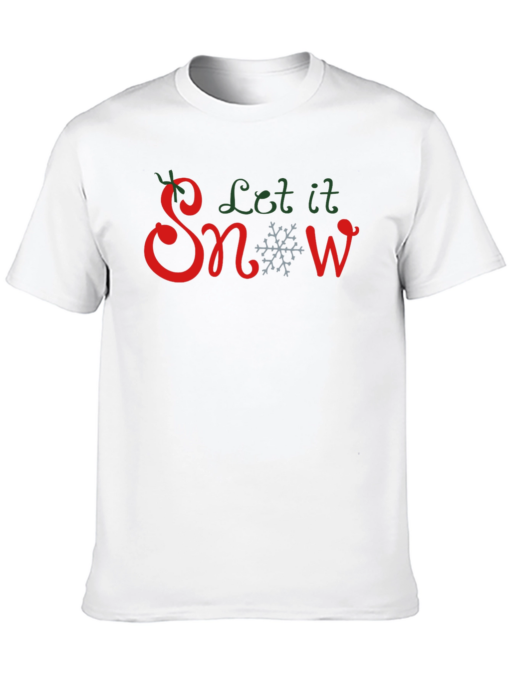 Let It Snow Christmas Graphic T-Shirt