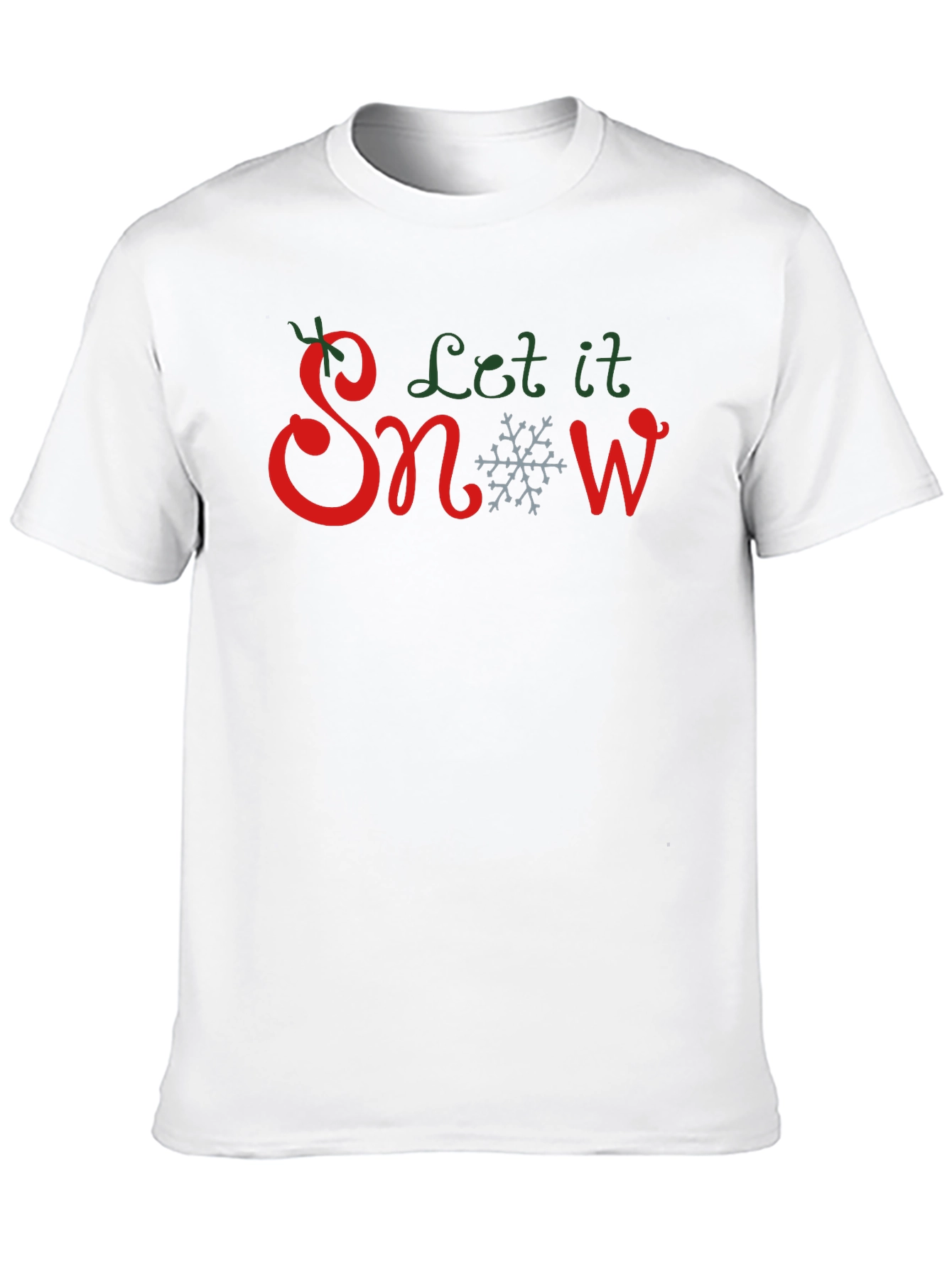Let It Snow Christmas Graphic T-Shirt
