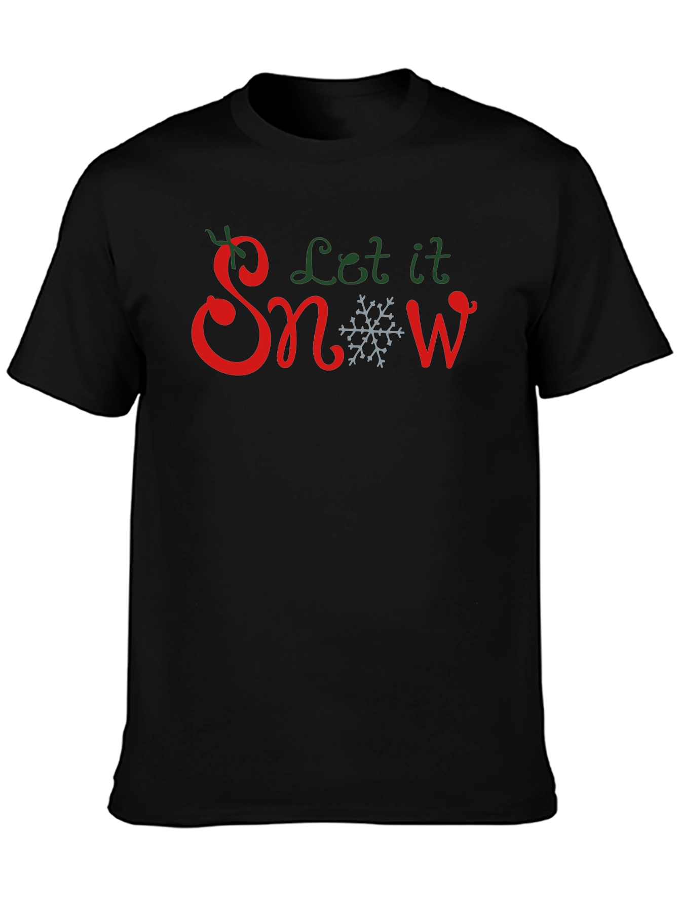 Let It Snow Christmas Graphic T-Shirt