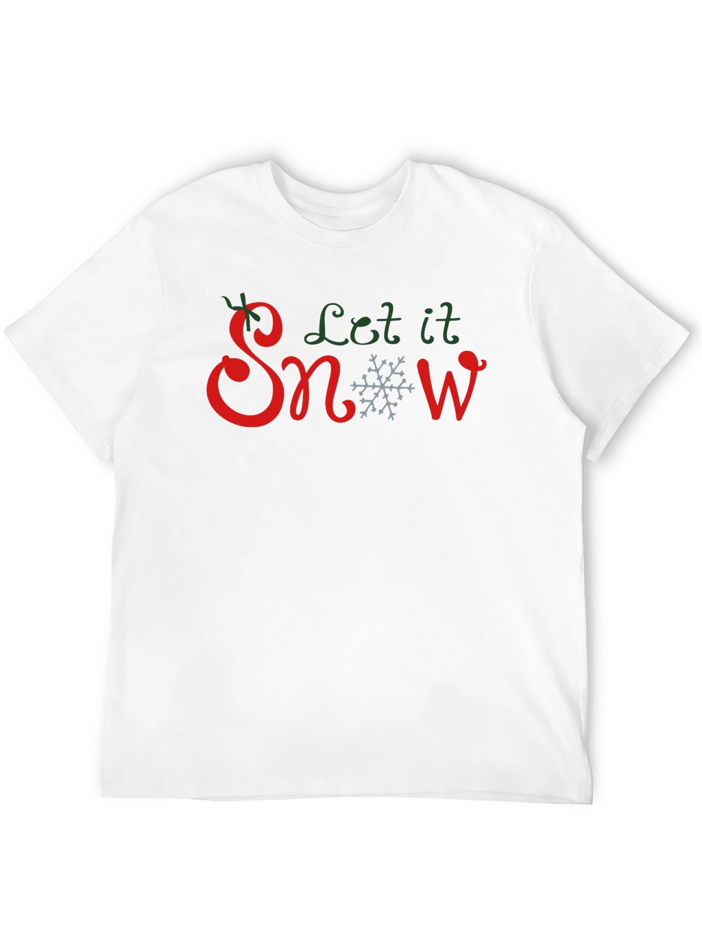 Let It Snow Christmas Graphic T-Shirt