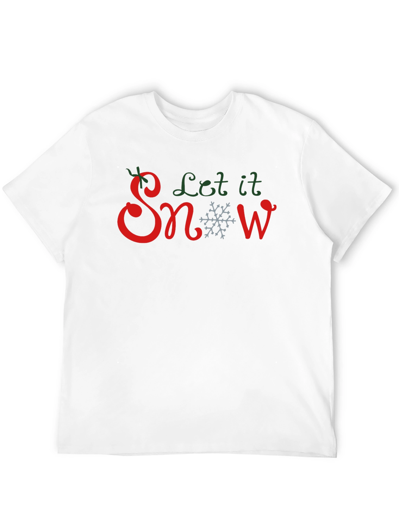 Let It Snow Christmas Graphic T-Shirt