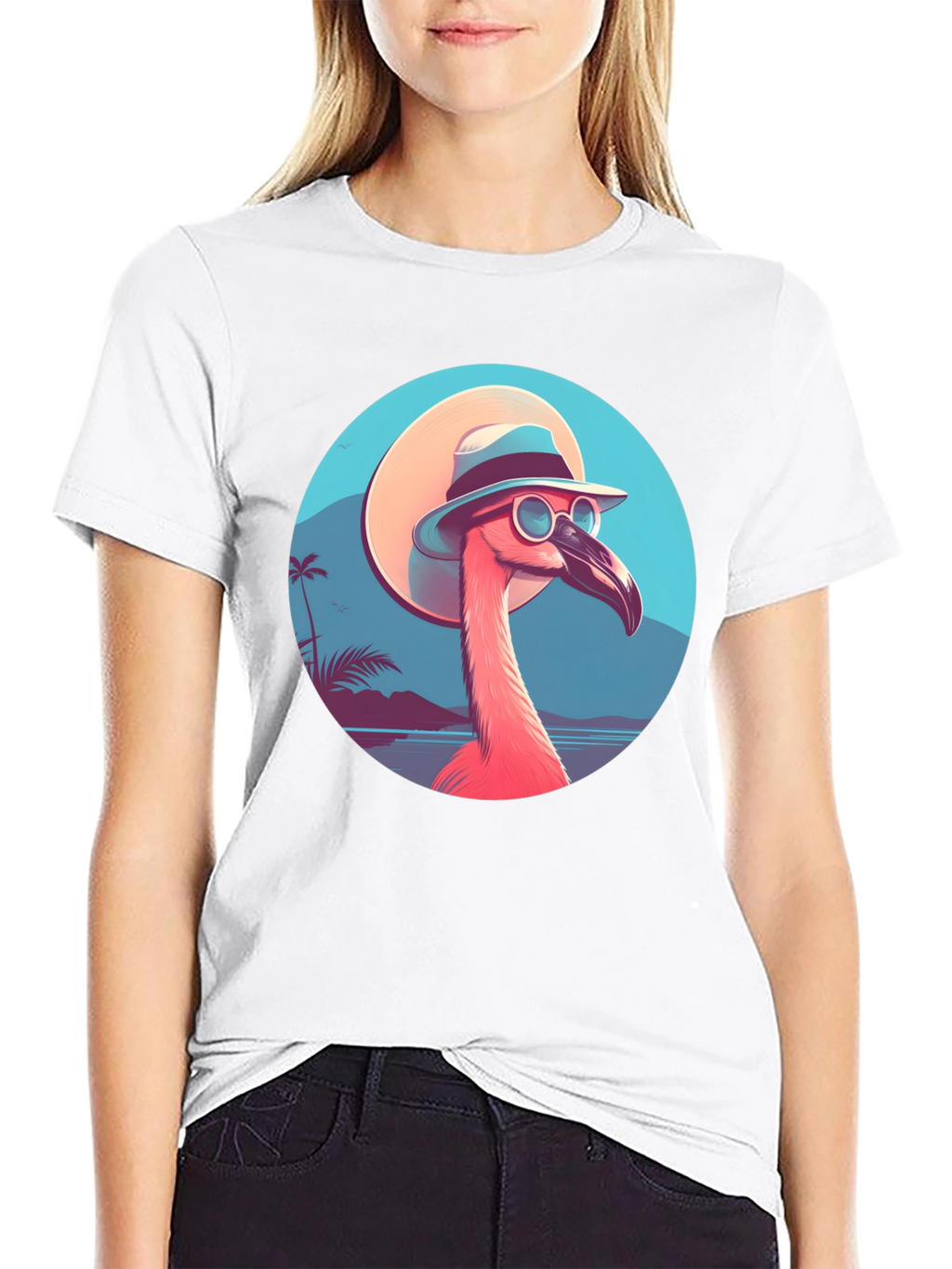 Cool Flamingo T-Shirt - Tropical Vibes