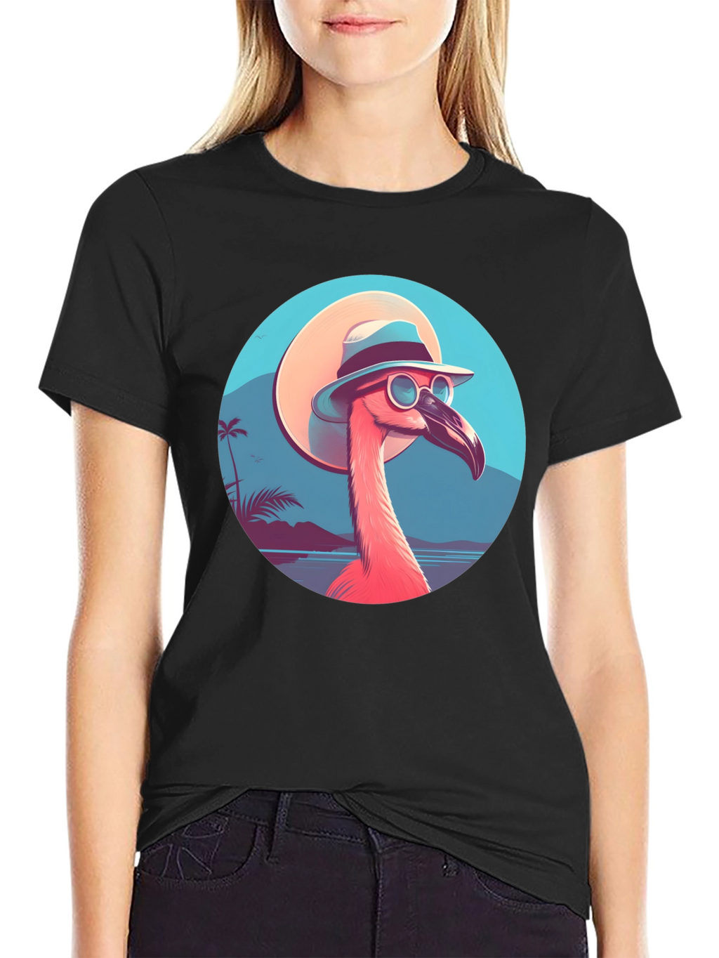 Cool Flamingo T-Shirt - Tropical Vibes