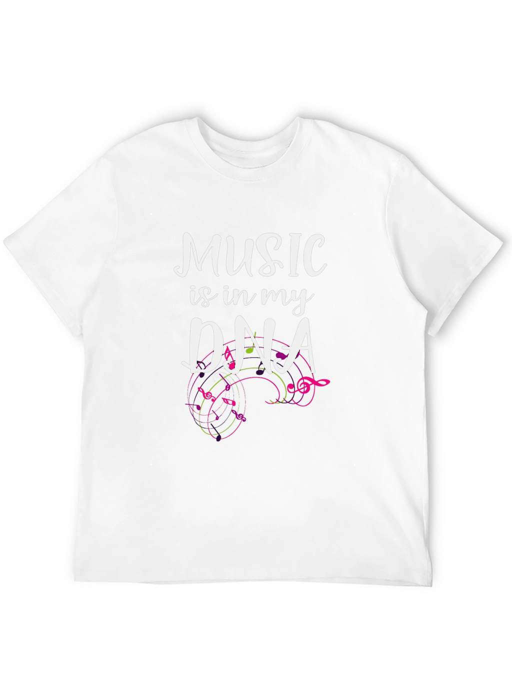 Music is in My DNA Black T-Shirt