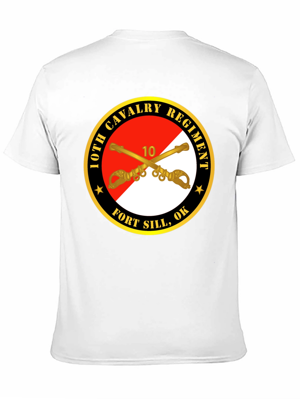 10th Cavalry Regiment Black T-Shirt