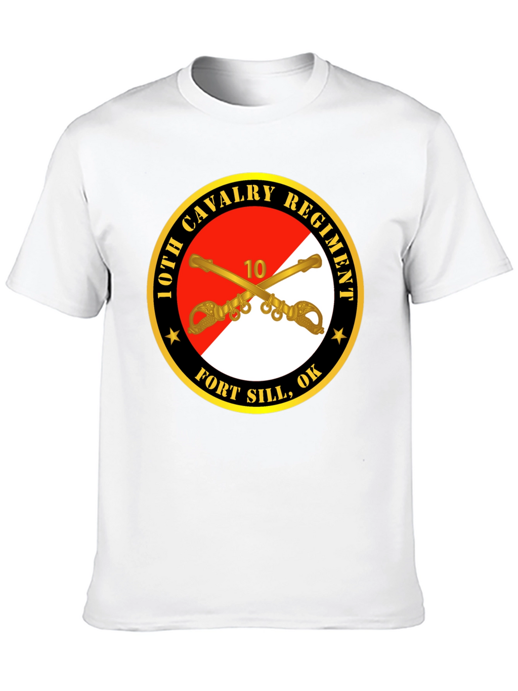 10th Cavalry Regiment Black T-Shirt