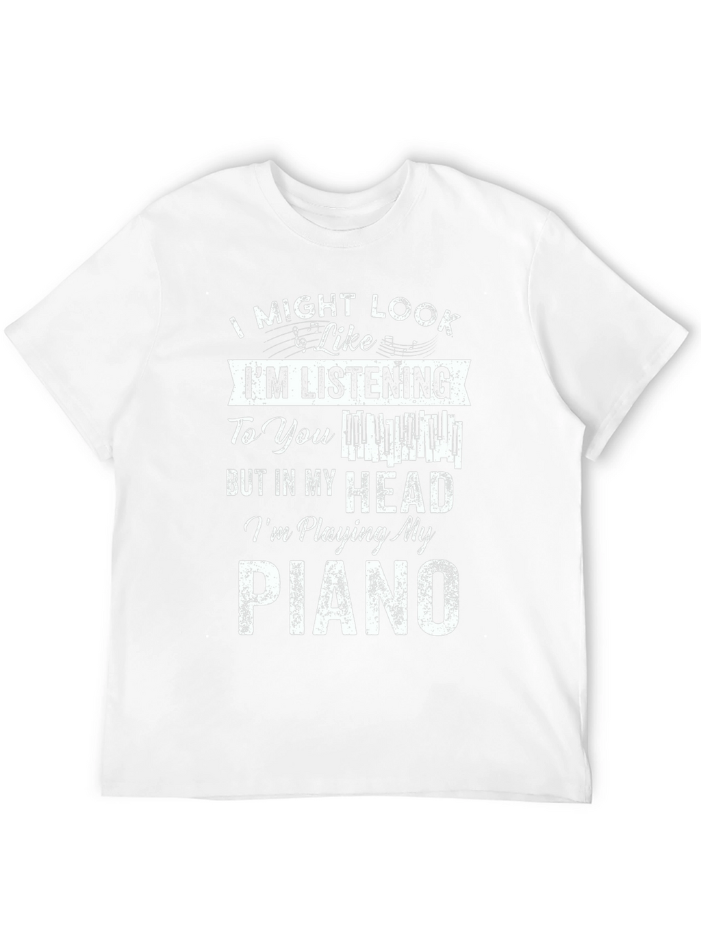 Piano Player Graphic Tee - Im Playing My Piano