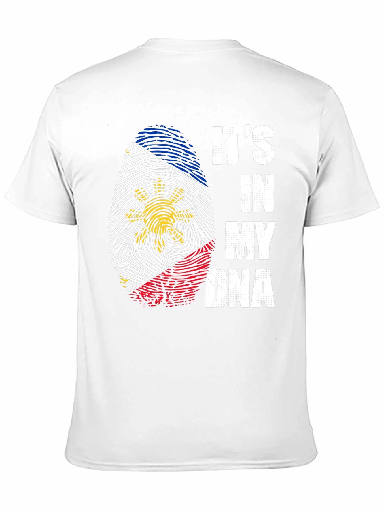 Filipino Flag Fingerprint DNA T-Shirt