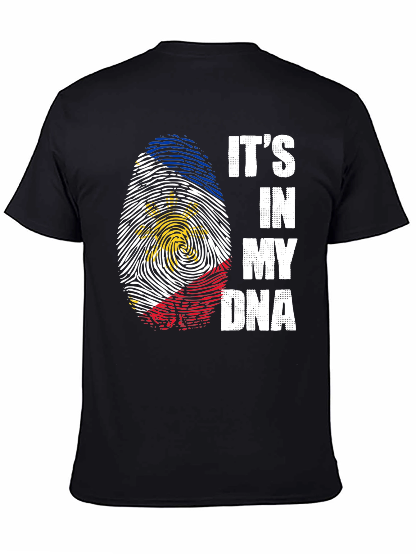 Filipino Flag Fingerprint DNA T-Shirt