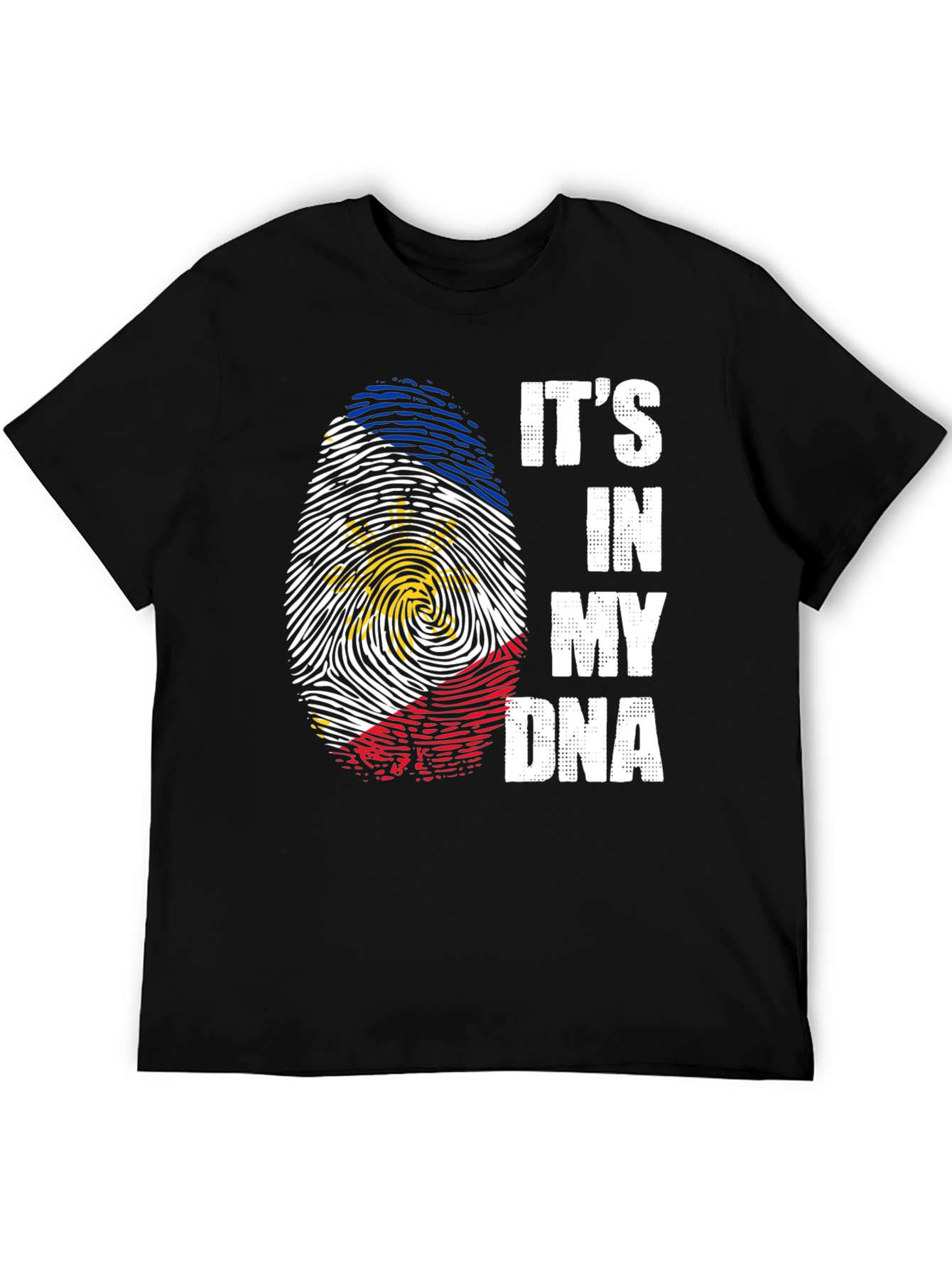 Filipino Flag Fingerprint DNA T-Shirt