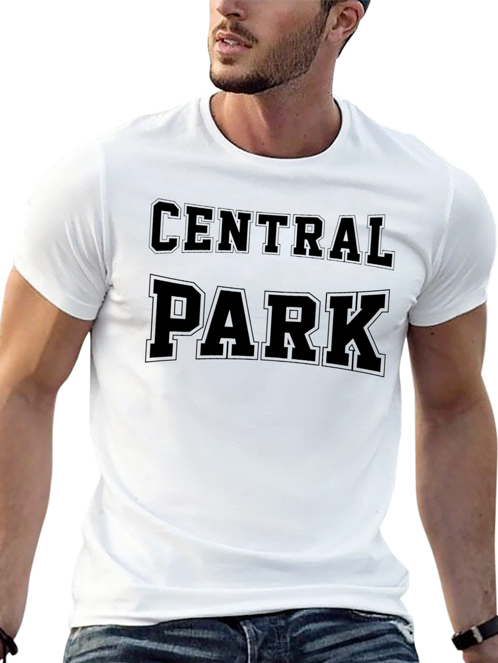 Central Park Black Graphic Tee