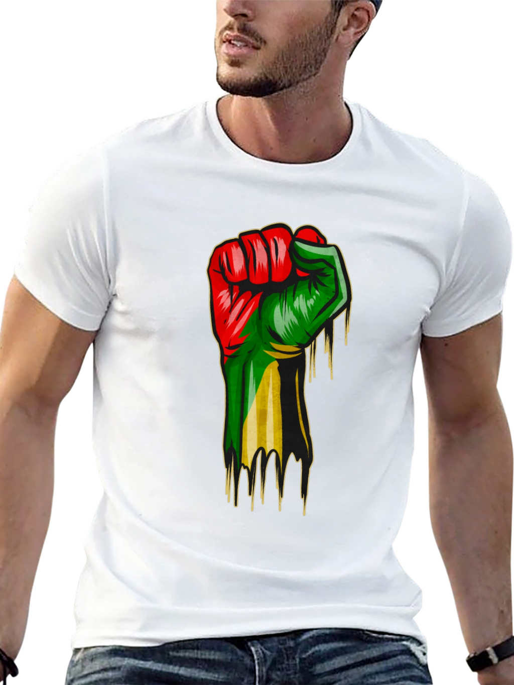 Pan-African Fist Graphic Tee