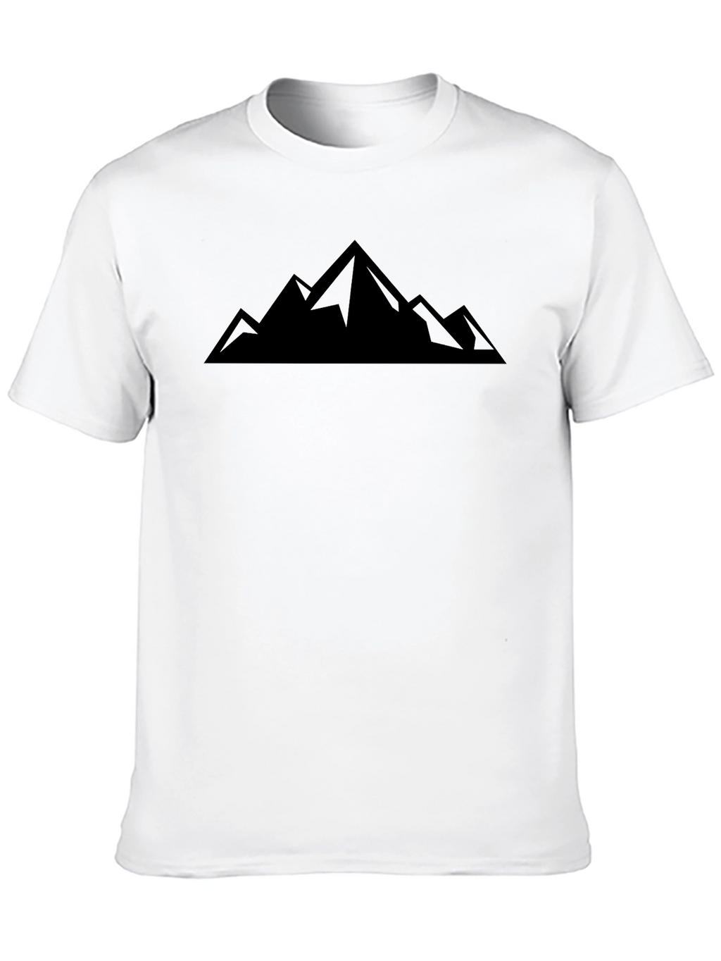 Mountain Peak Graphic Black T-Shirt