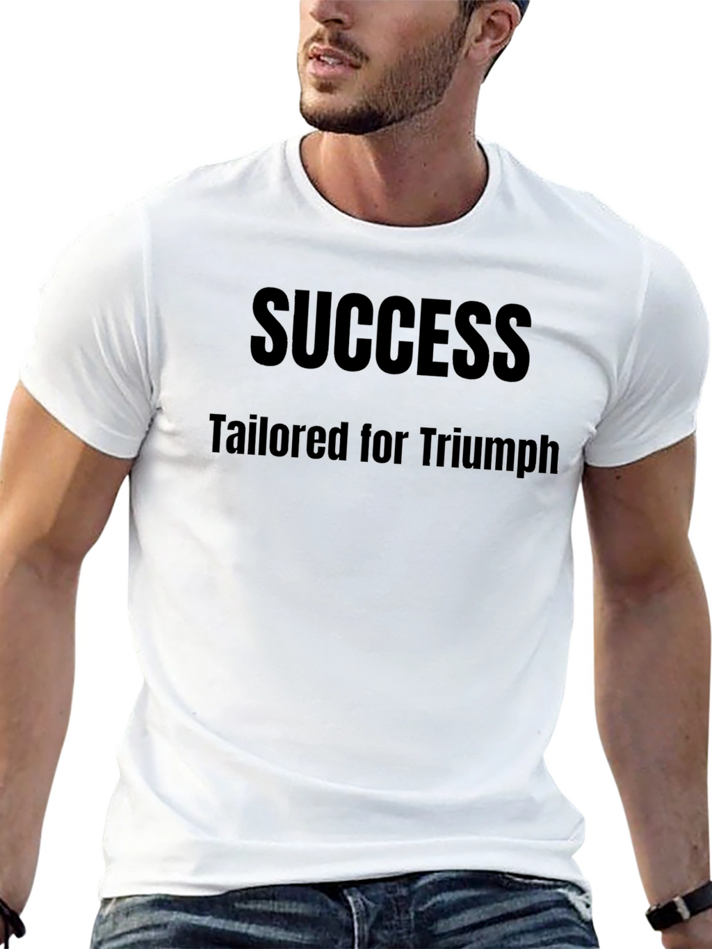 Success Tailored for Triumph Black T-Shirt