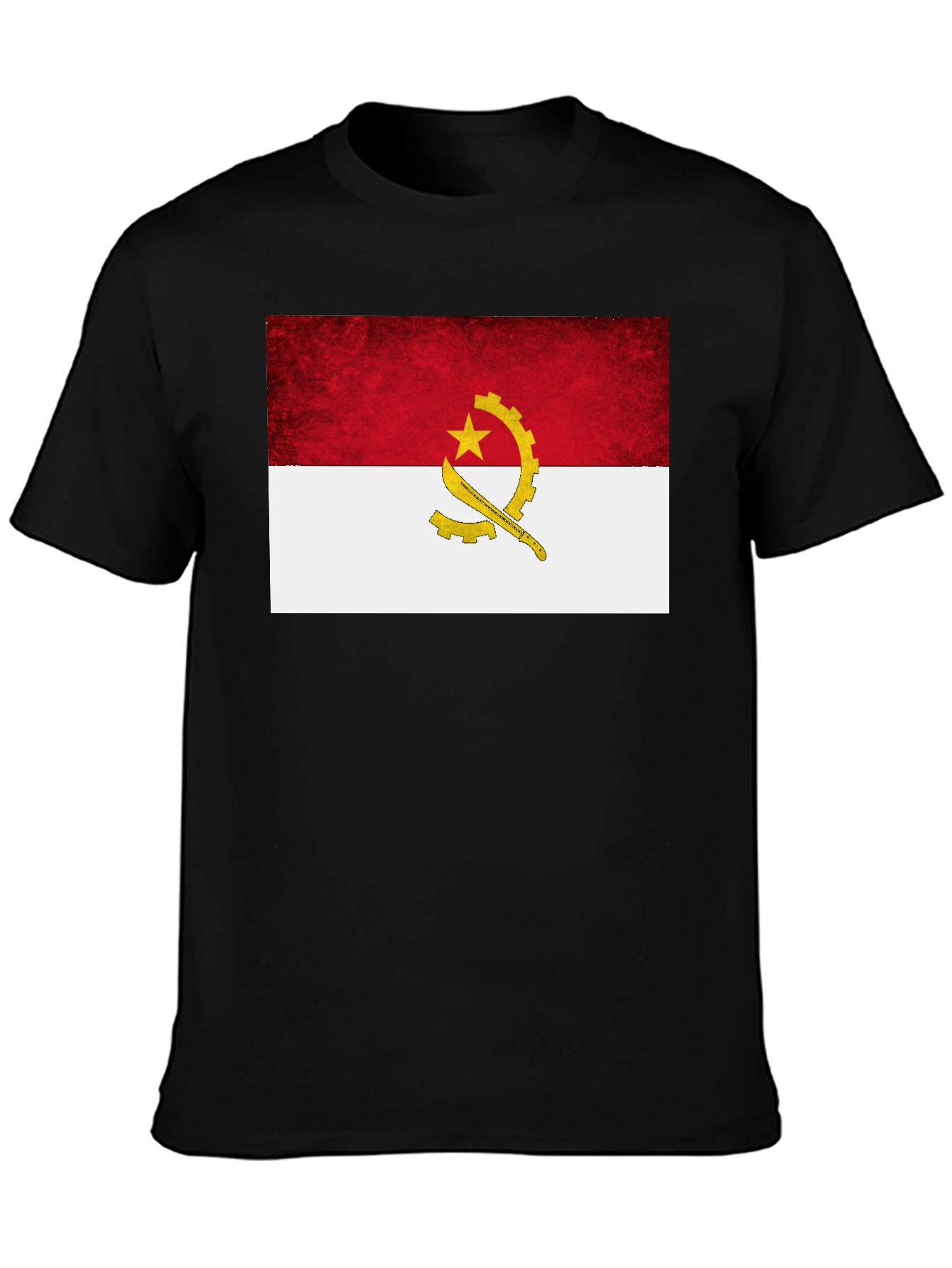 Angola Flag Graphic T-Shirt