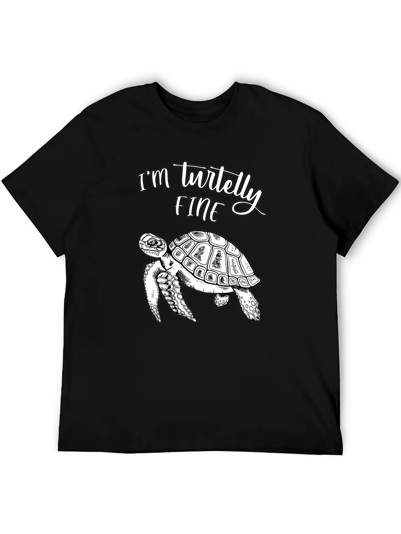 Im Turtelly Fine T-Shirt Funny Turtle Tee