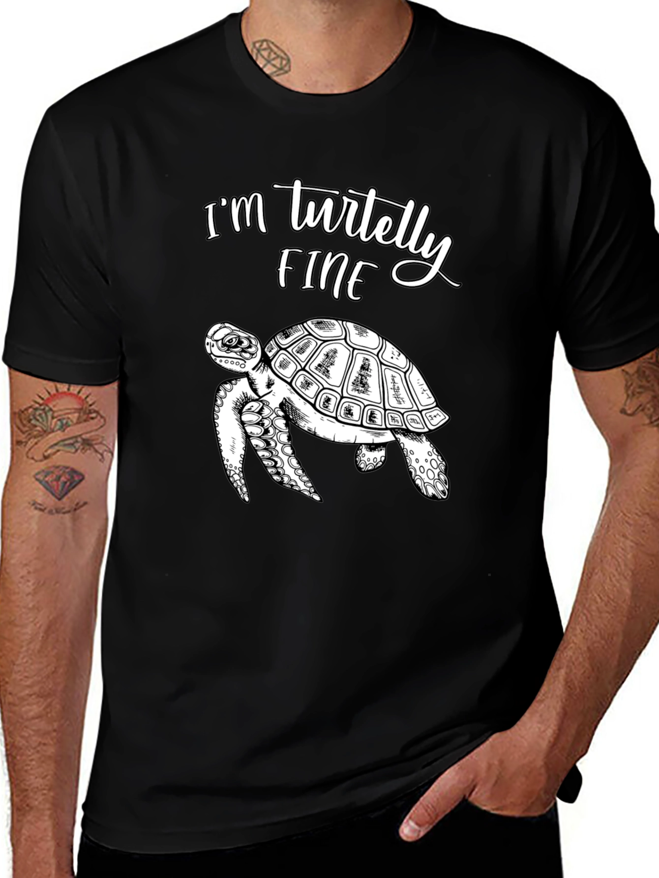 Im Turtelly Fine T-Shirt Funny Turtle Tee